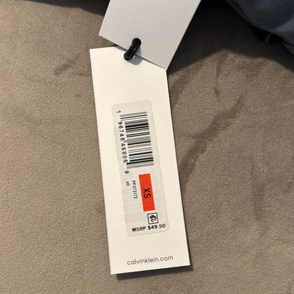 Calvin Klein Performance Strappy Longline Sports Bra XS - Picture 8 of 8